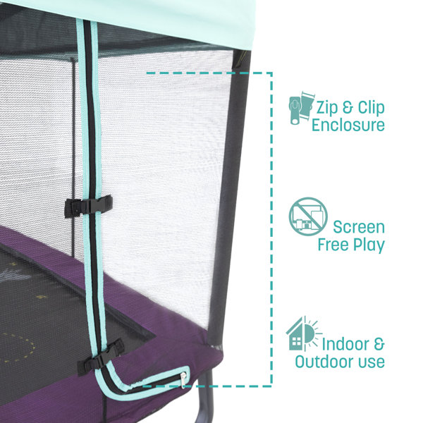 Kanga rectangular outlet trampoline